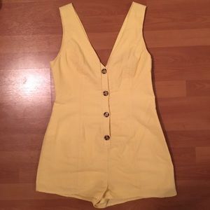 SuperDown Romper - Yellow